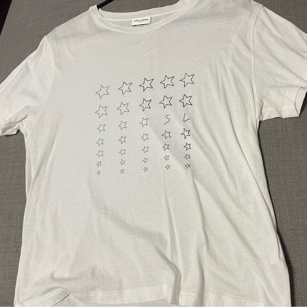 Saint Laurent Classic White Tee